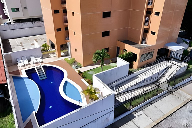 5 min Praia Piscina | Churrasqueira | Garagem |A/C