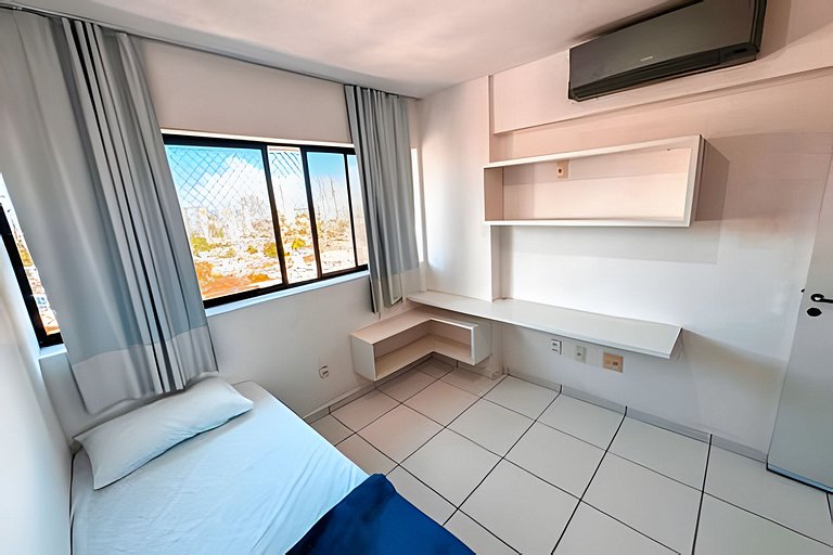 5 min Praia Piscina | Churrasqueira | Garagem |A/C