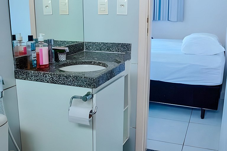 5 min Praia Piscina | Churrasqueira | Garagem |A/C