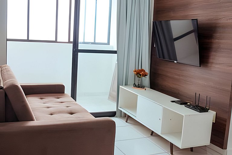 5 min Praia Piscina | Churrasqueira | Garagem |A/C