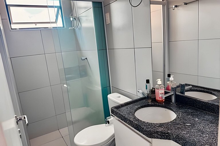 5 min Praia Piscina | Churrasqueira | Garagem |A/C