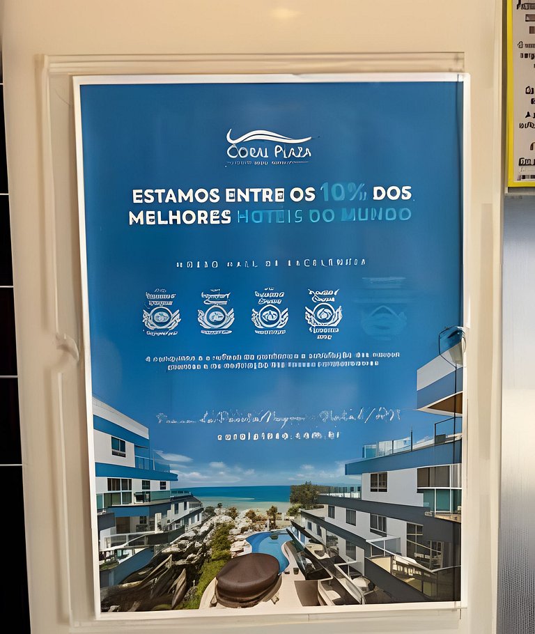 Cobertura | Hotel Luxo Beira Mar 6x Sem Juros