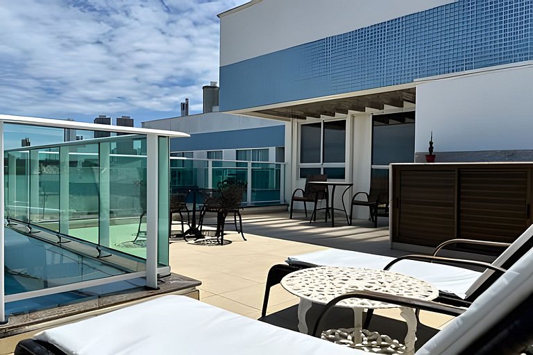 Cobertura | Hotel Luxo Beira Mar 6x Sem Juros