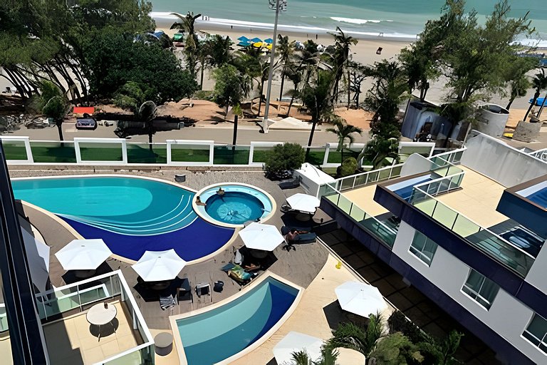 Cobertura | Hotel Luxo Beira Mar 6x Sem Juros