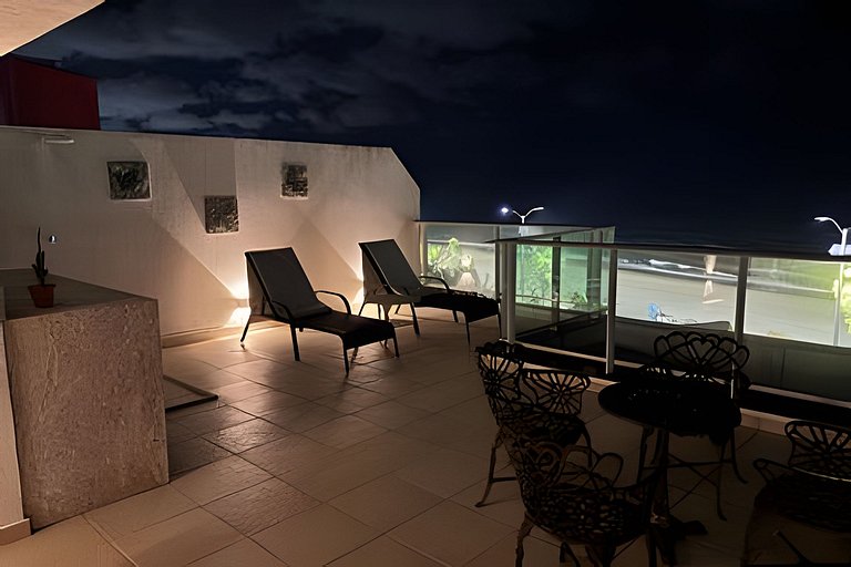 Cobertura | Hotel Luxo Beira Mar 6x Sem Juros