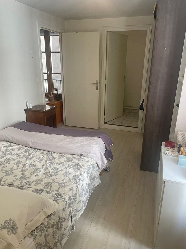 Seu refúgio parisiense na icônica Rue Montorgueil