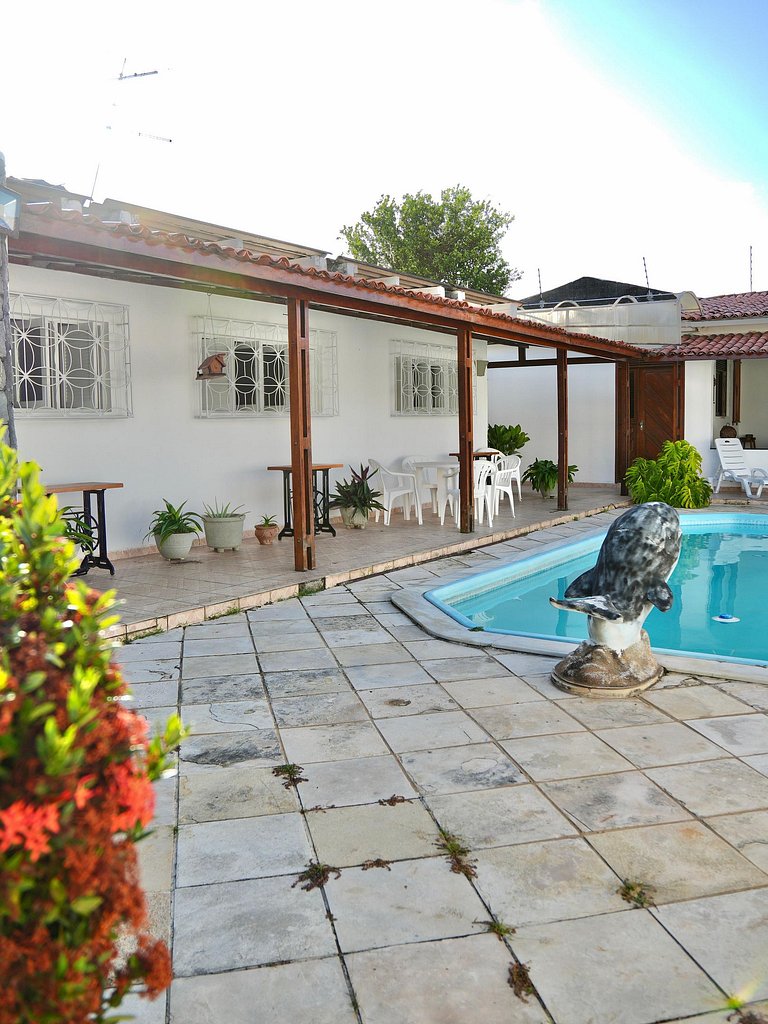 Férias a 5 min da praia | Piscina | Churrasqueira