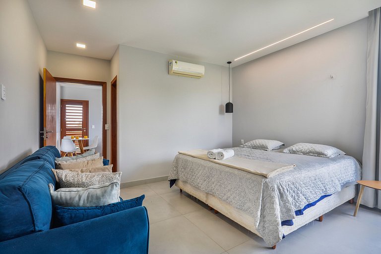 LUXO Condomínio beira mar | Piscina |Churrasqueira