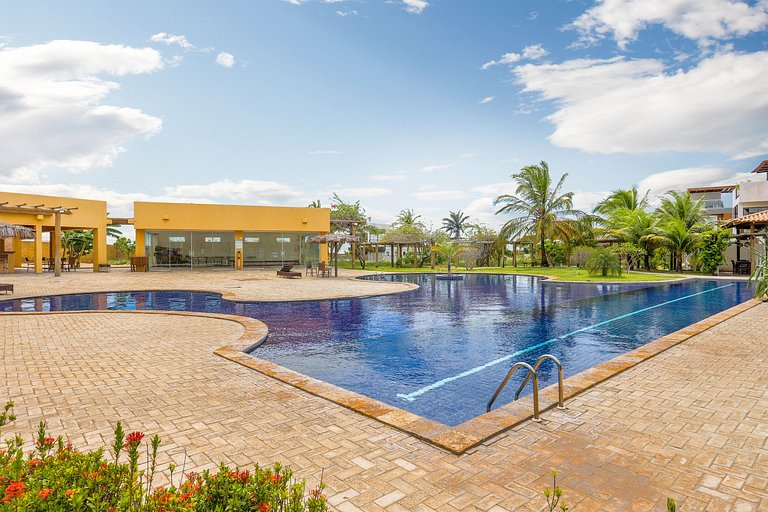 LUXO Condomínio beira mar | Piscina |Churrasqueira