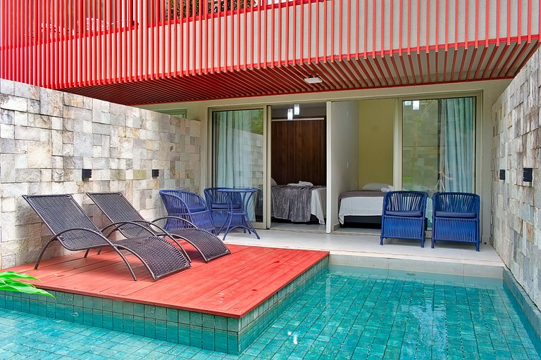 Île de Pipa Luxo: 2 Quartos e Resort Exclusivo