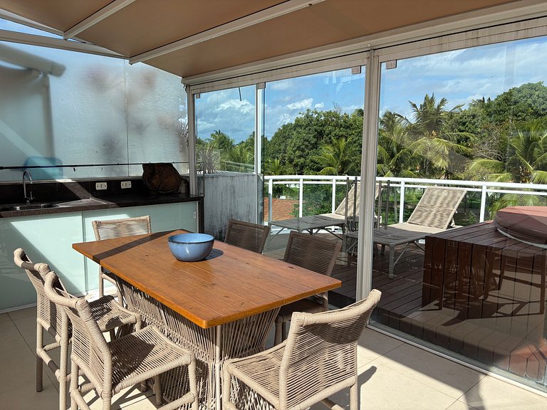 Duplex em Resort | 10 min Ponta Negra | Beira Mar