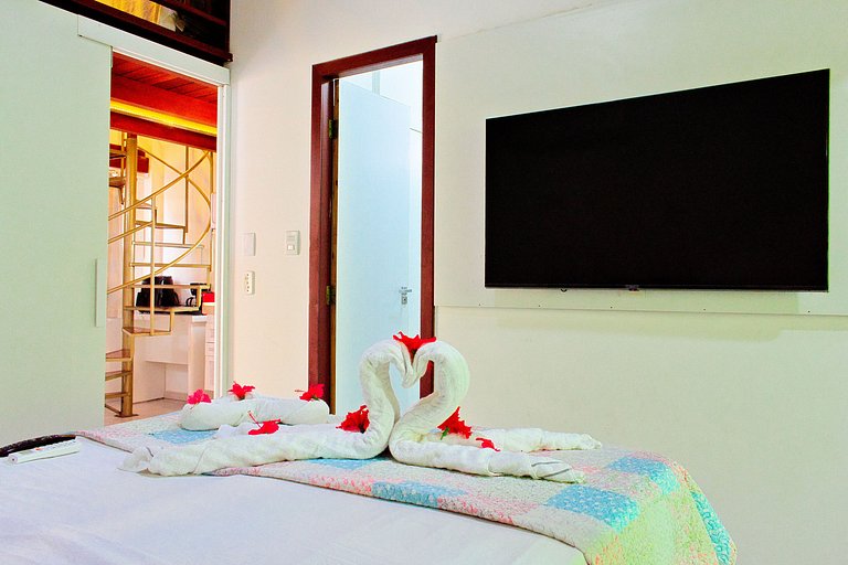 Pipa | Duplex | Resort 5 min do Centrinho com A/C