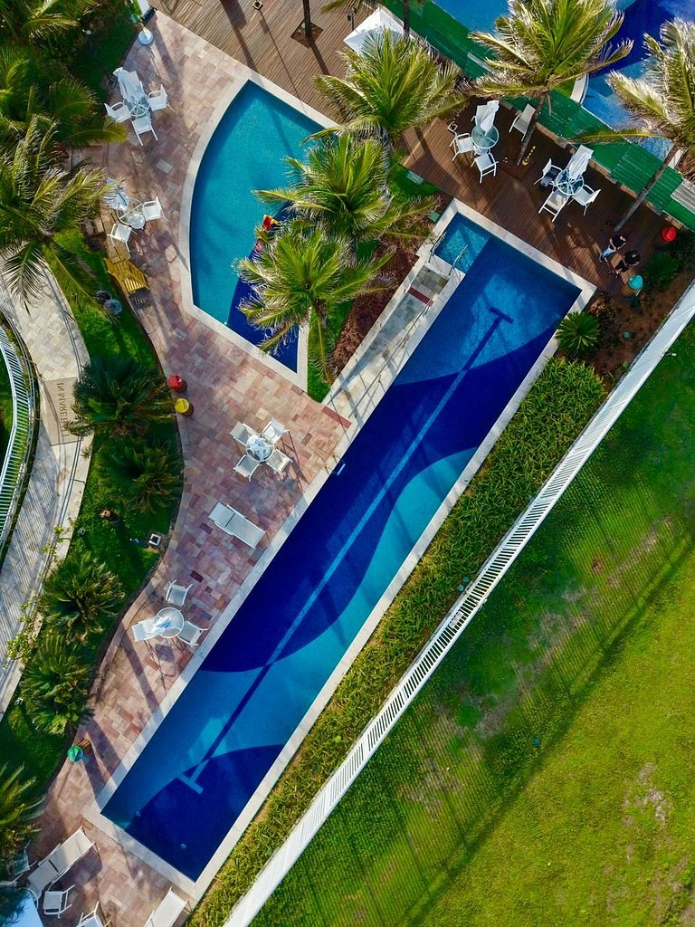 Duplex em Resort | 10 min Ponta Negra | Beira Mar