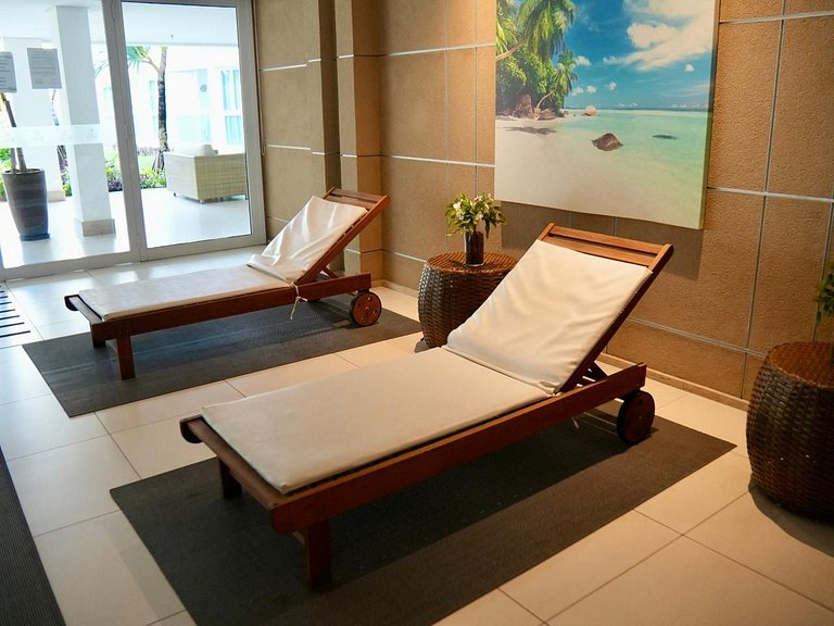 Duplex em Resort | 10 min Ponta Negra | Beira Mar