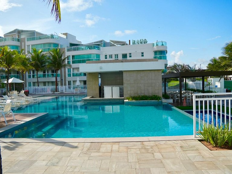 Duplex em Resort | 10 min Ponta Negra | Beira Mar