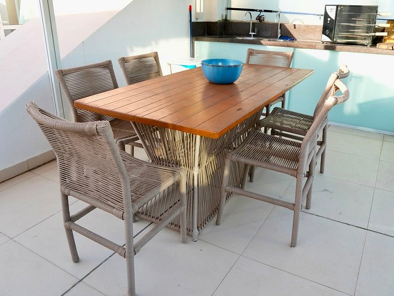 Duplex em Resort | 10 min Ponta Negra | Beira Mar