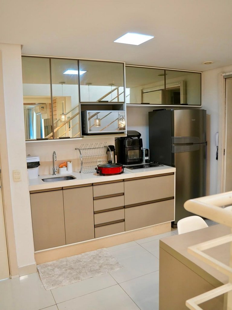 Duplex em Resort | 10 min Ponta Negra | Beira Mar