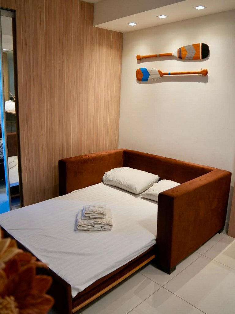 Duplex em Resort | 10 min Ponta Negra | Beira Mar