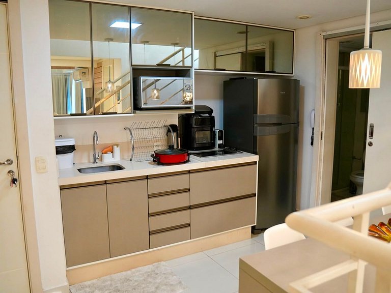 Duplex em Resort | 10 min Ponta Negra | Beira Mar