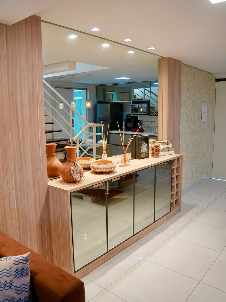 Duplex em Resort | 10 min Ponta Negra | Beira Mar
