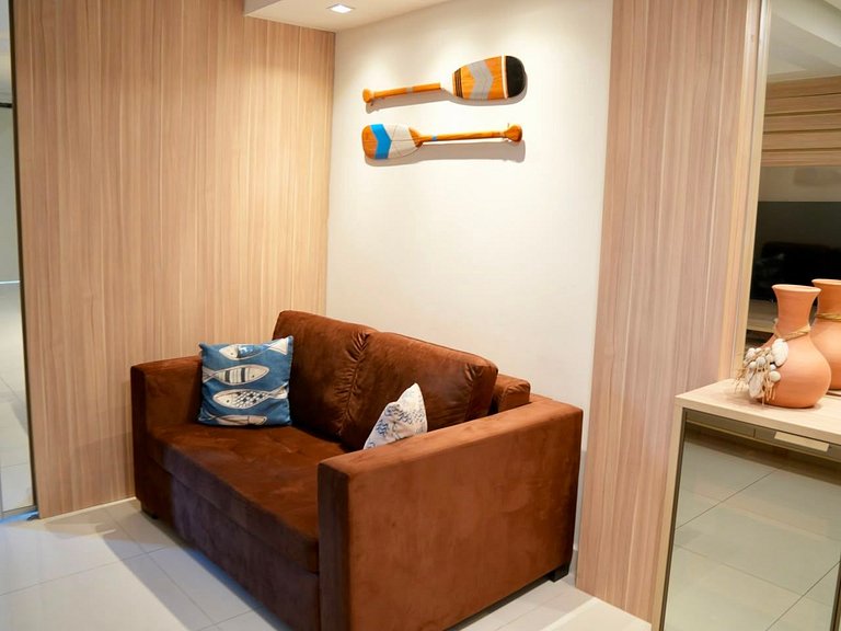 Duplex em Resort | 10 min Ponta Negra | Beira Mar