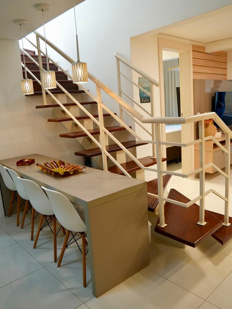 Duplex em Resort | 10 min Ponta Negra | Beira Mar