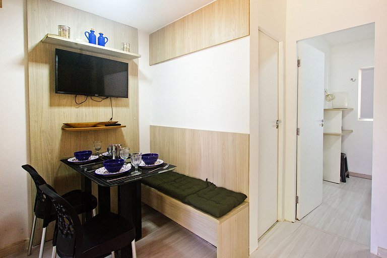 Pipa | Resort com Suíte e AC Pertinho do Centrinho
