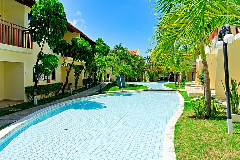 Pipa | Resort com Suíte e AC Pertinho do Centrinho