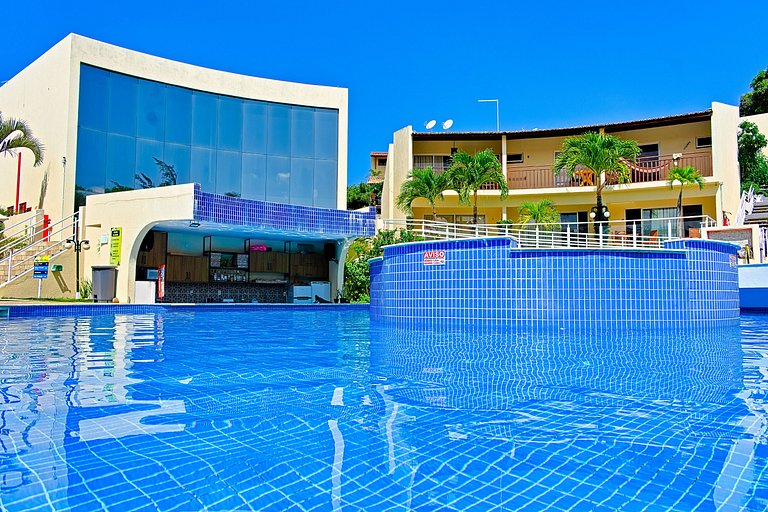 Pipa | Resort com Suíte e AC Pertinho do Centrinho