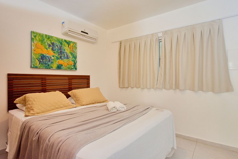 Pipa | Refúgio em Resort a Passos do Centro