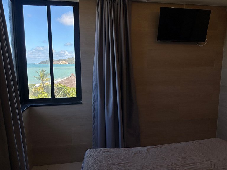 Vista Incrível | Luxo Beira Mar com A/C e Garagem