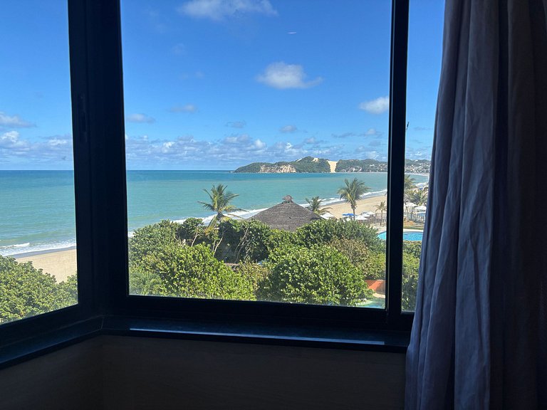Vista Incrível | Luxo Beira Mar com A/C e Garagem