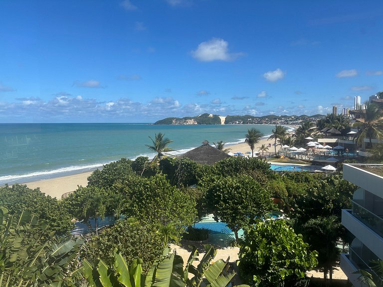 Vista Incrível | Luxo Beira Mar com A/C e Garagem