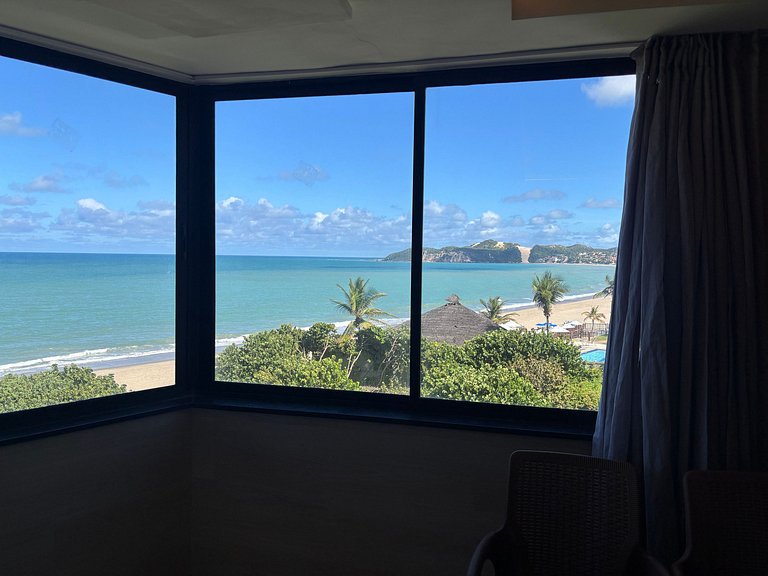 Vista Incrível | Luxo Beira Mar com A/C e Garagem