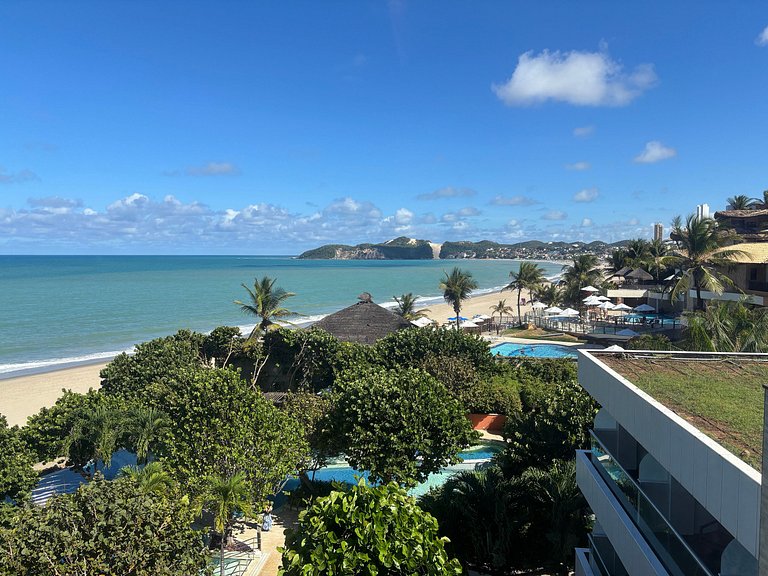 Vista Incrível | Luxo Beira Mar com A/C e Garagem